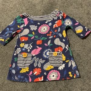 Baby Boden woodland tunic 2-3